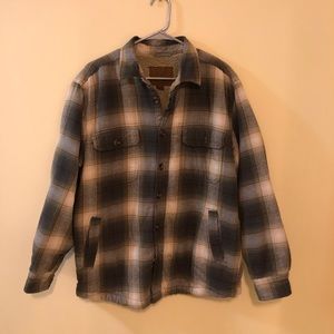 Button Down Flannel Fleece